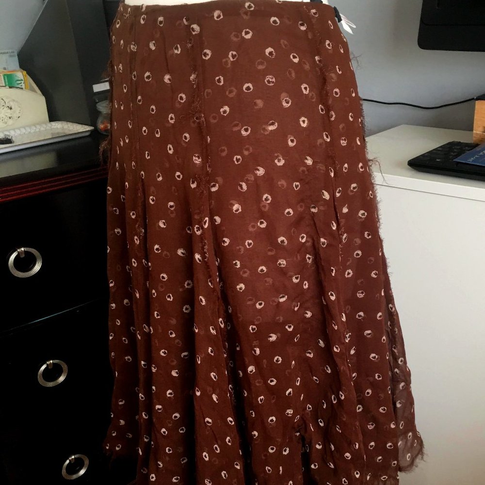 Anne Klein women silk yarn skirts